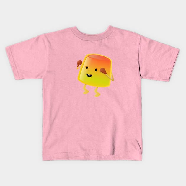 Jello Fighter Kids T-Shirt by happinessinatee